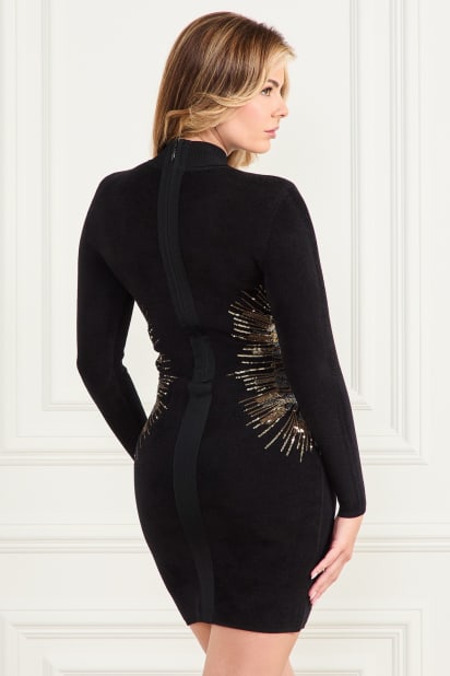 long black black tie dress Elegant Black Eclipse Gown main image 1