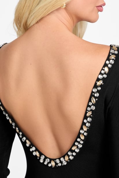 guess gold bandage dress Madeline Bandage Gold Dress main image 0