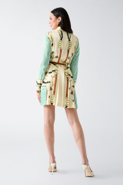 MARCIANO by GUESS Marciano Chain Print Mini Dress