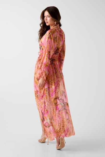 GUESS® Silk-blend kimono