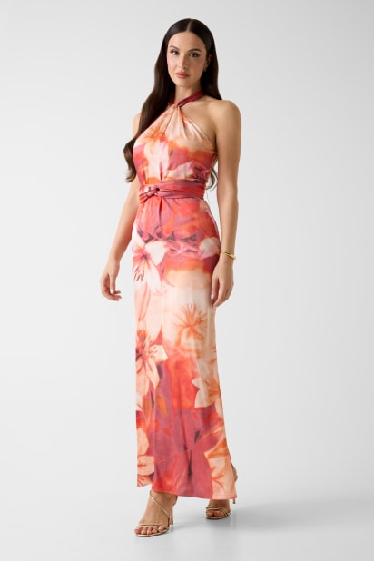 GUESS Marciano floral print long dress