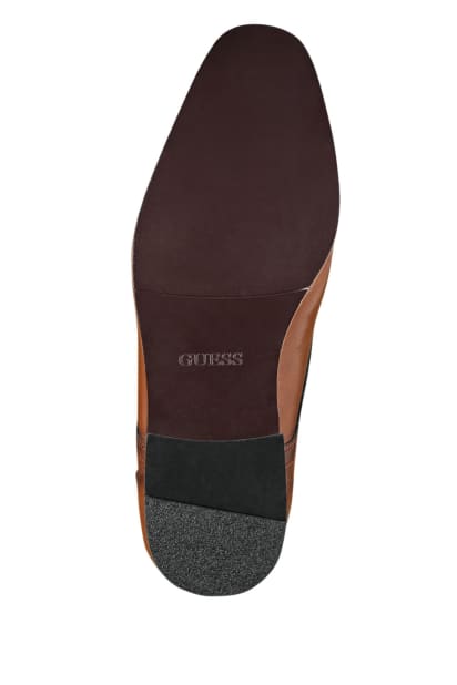 GUESS ブラウン ドレスシューズ 27cm GUESS® Sulai Faux-Leather Loafers