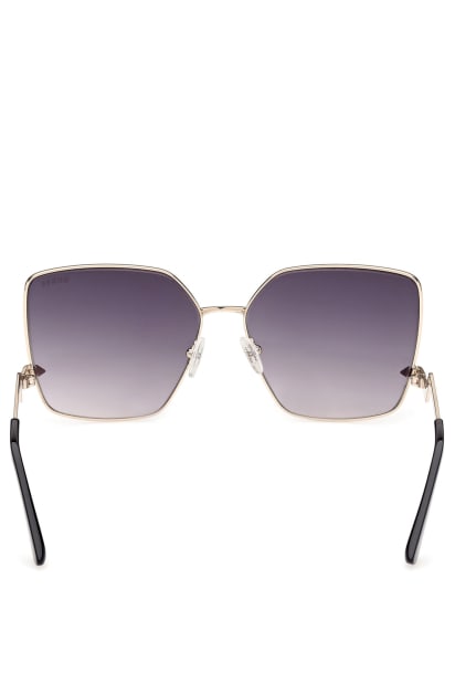 GUESS® Oversized Square Zigzag Sunglasses