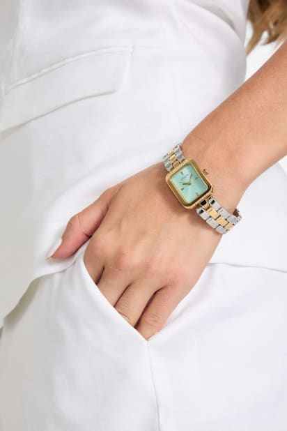 GUESS® Silver and Gold-Tone Analog Watch