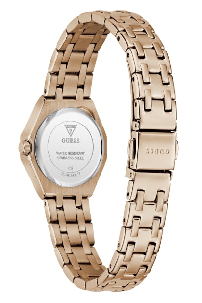AA795 ゲス GUESS 腕時計 ピンクゴールド GW0263G2 GUESS® Crystal Recycled Steel analogue watch 25 mm