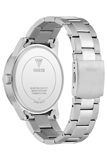 GUESS® Silver-Tone Multifunction Watch