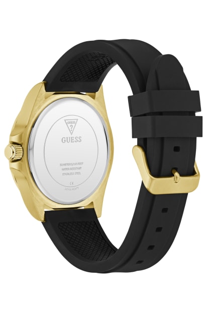 GUESS® Silicone analogue watch