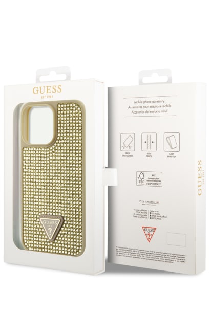 GUESS Rhinestone iPhone 15 Pro Max Case