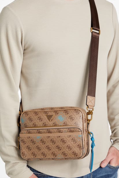 GUESS® Milano Quattro G Double-Zip Crossbody