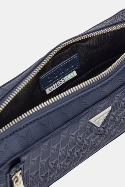 GUESS® Eco Torino Debossed G-Wave Bum Bag
