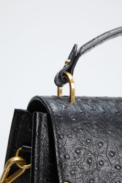 MARCIANO by GUESS® Iris Bamboo Mini Leather Satchel