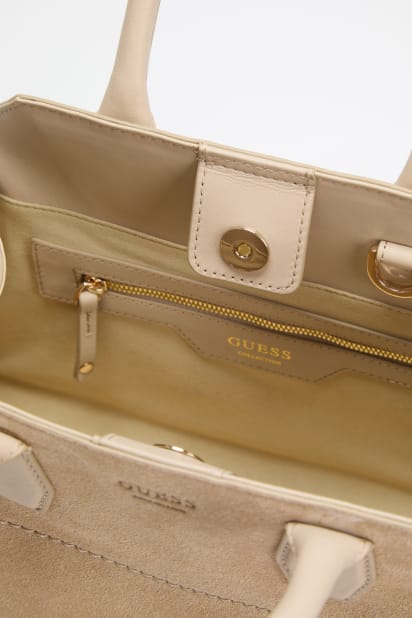 GUESS® Liza Genuine Leather Handbag