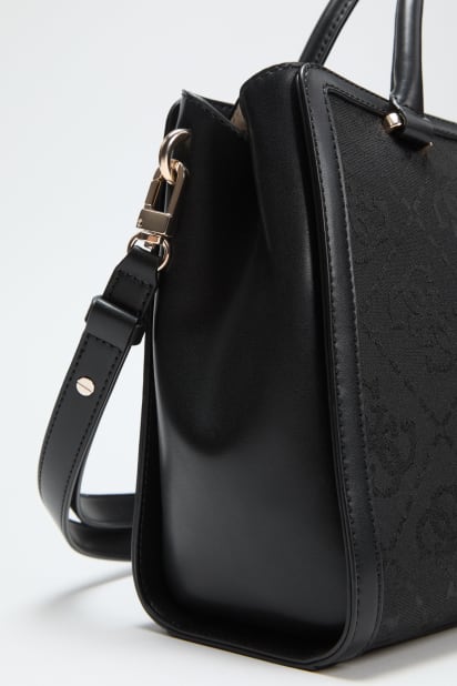 GUESS® Audrey Logo Satchel Bag