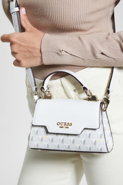 GUESS® Hallie Mini Fold-Over Flap Bag