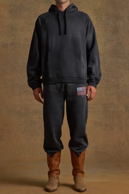 GUESS® vintage flag sweatpants
