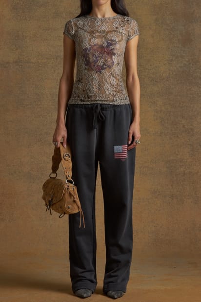GUESS® vintage flag sweatpants