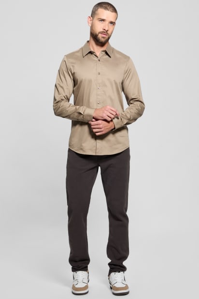shirt dress olive green Olive Dress