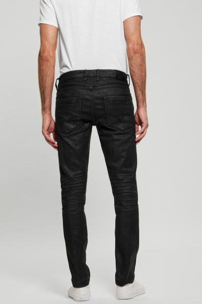 GUESS® Finnley Coated Slim-Fit Tapered Jeans