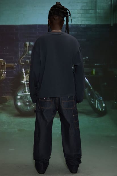 GUESS® HARDSTONE Raw Denim Carpenter Jeans