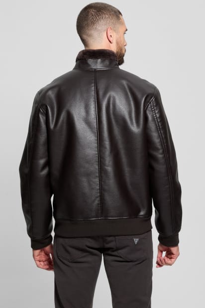 GUESS® Ryder Bonded Faux-Leather Jacket