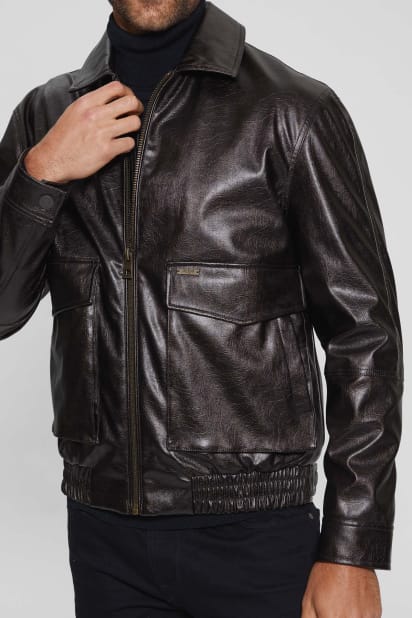 GUESS® Multipocketed Aviator Flight Jacket