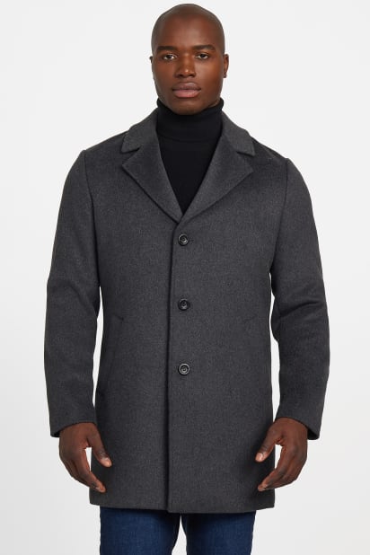 GUESS® Eco Wool-Blend Fitted Coat