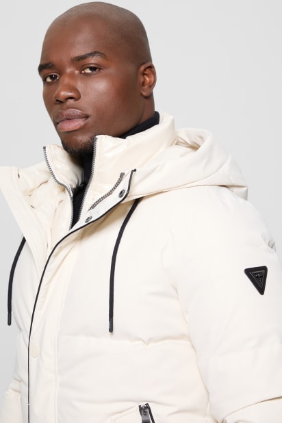 【ホワイト(G054)】GUESS JEANS ジャケット (M)Quilted Puffer Jacket s-l1200.png