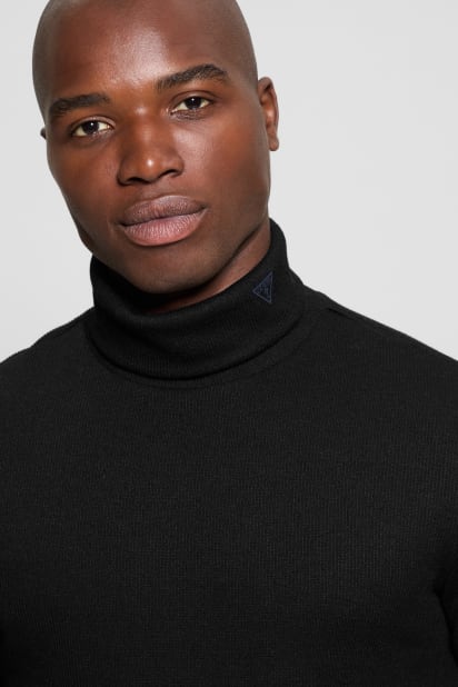 GUESS® Reeves Ribbed Turtleneck Sweater