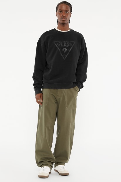 GUESS® GUESS Originals Triangle Crewneck Sweatshirt