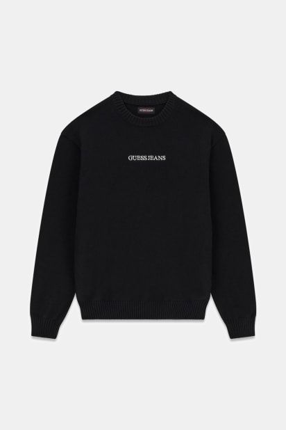 GUESS® Embroidered Logo Sweater