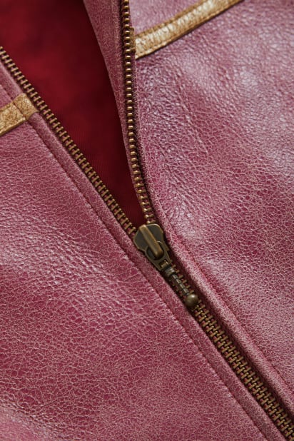GUESS® crackle leather jacket