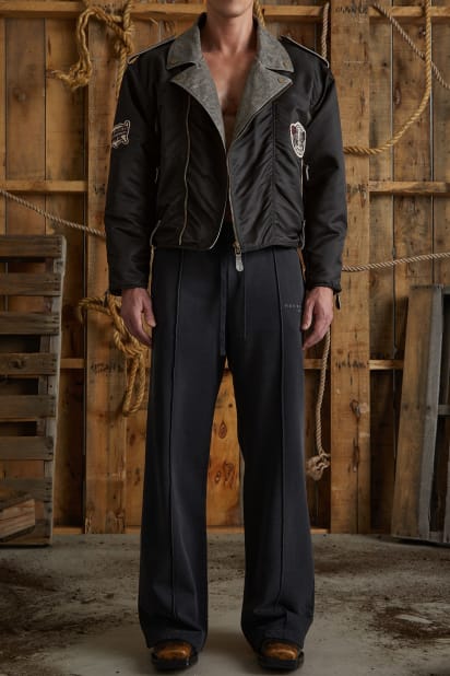 GUESS® nylon moto jacket