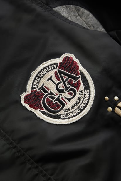 GUESS® nylon moto jacket