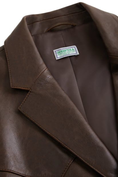GUESS® leather blazer