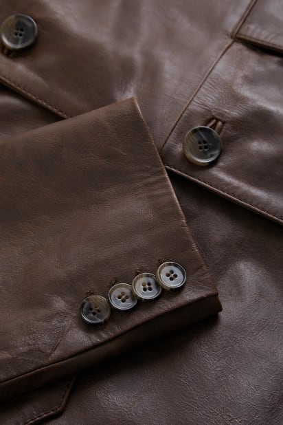 GUESS® leather blazer