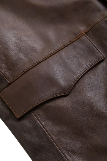 GUESS® leather blazer