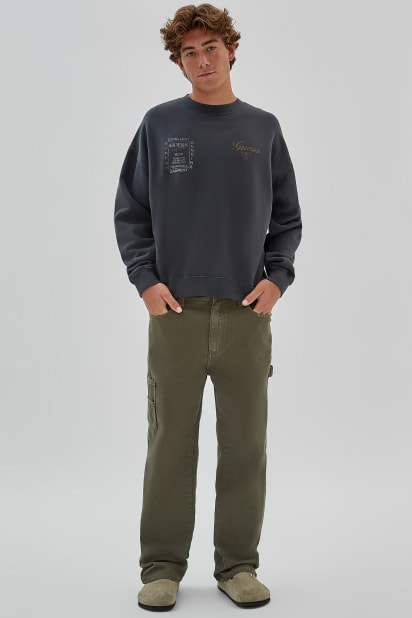 GUESS® GUESS Originals Varsity Crewneck