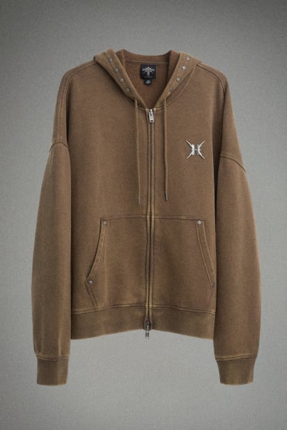 GUESS® HARDSTONE Zip-Up Hoodie