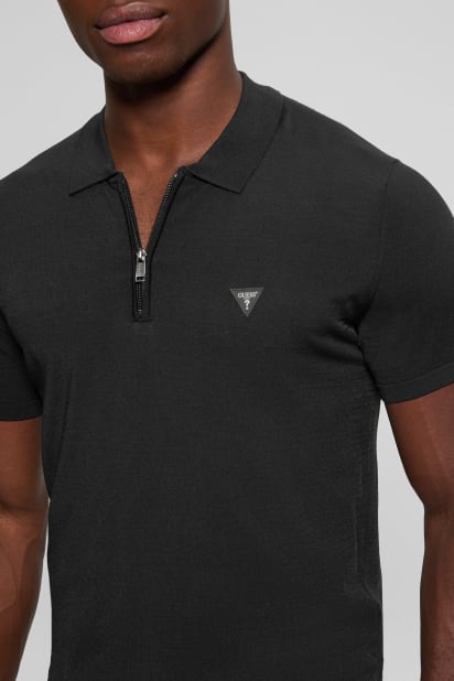 GUESS® Dane Zip Polo