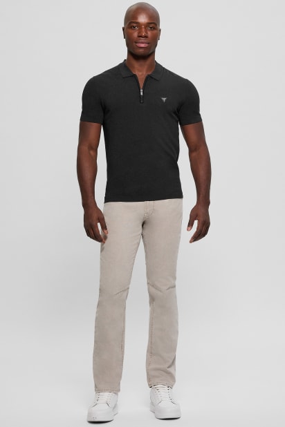 GUESS® Dane Zip Polo