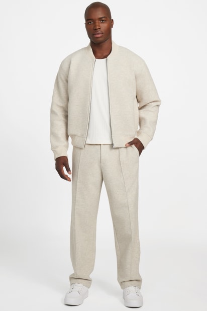 GUESS® Scuba Wool-Blend Chino Melange Pants