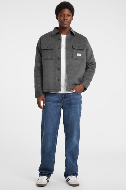 GUESS® Brushed Wool-Blend Shacket
