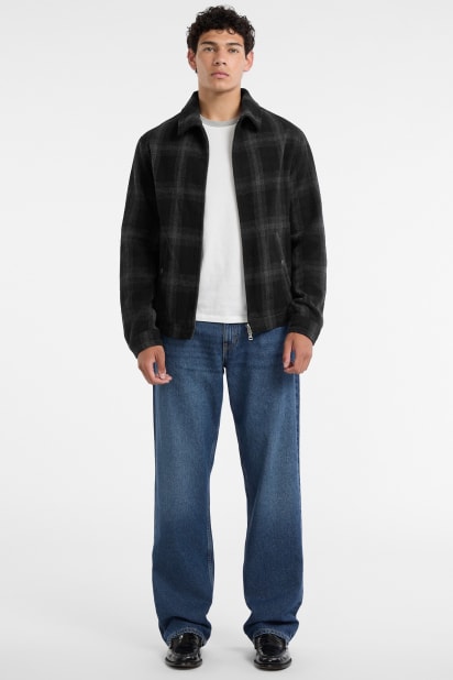 GUESS® Plaid Wool-Blend Jacket