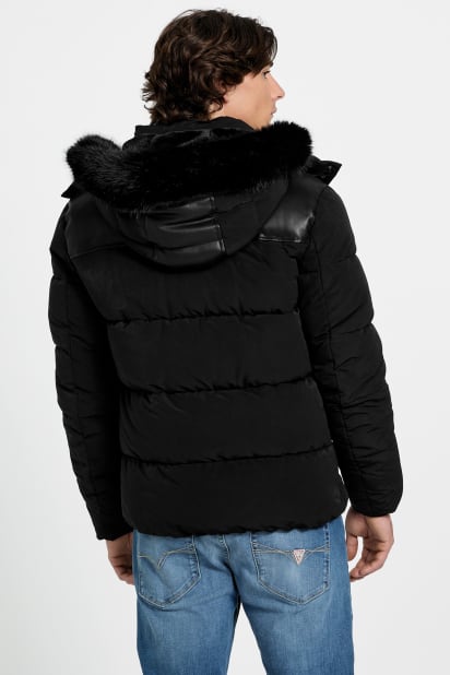 GUESS® Hooded puffer jacket