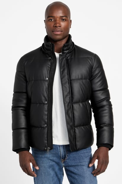 GUESS ブラックのプファージャケット ゲス メンズ パファージャケット ブラック S | Costco Japan