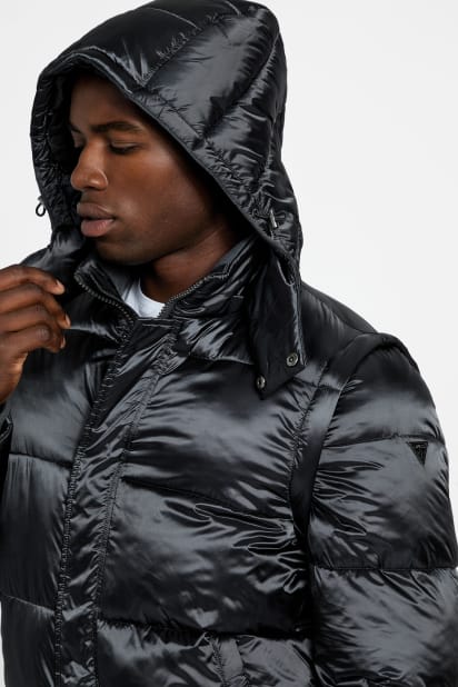 GUESS® Convertible puffer jacket