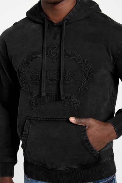 【ブラック(JBLK)】GUESS パーカー (M)TECH Stretch Hoodie Guess TECH Stretch Hoodie Sweatshirt