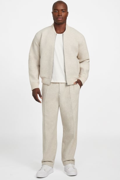 GUESS® Flight Wool-Blend Scuba Jacket