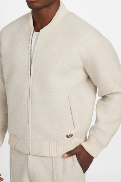 GUESS® Flight Wool-Blend Scuba Jacket