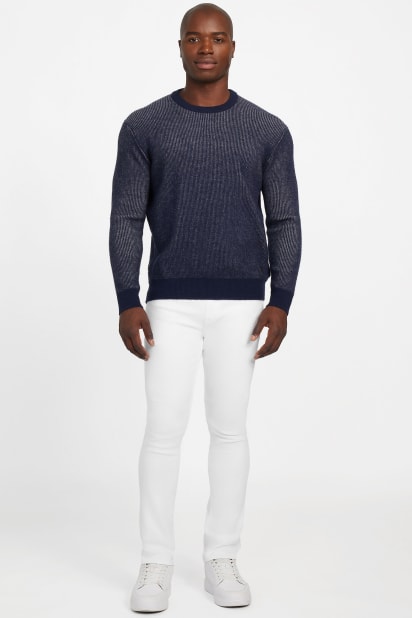 GUESS® Eco Johnathan Crewneck Vanise Sweater